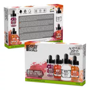 Acrylic Inks Set - Sunset Opaque (x4)