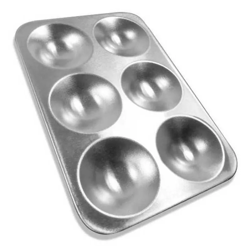 Aluminum palette 6 wells Rectangle