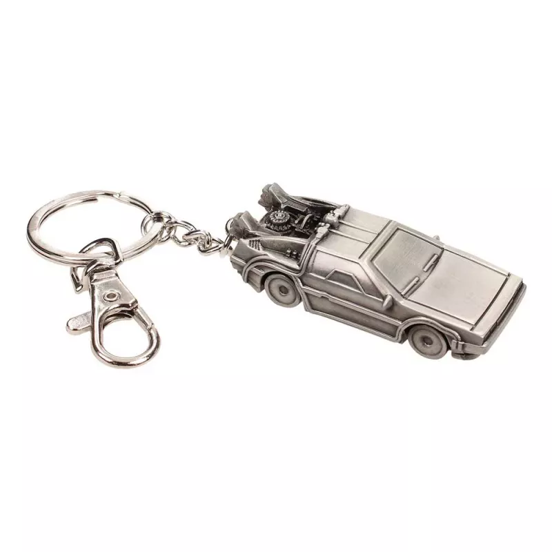 Back To The Future Metal Keychain DeLorean (7 cm)