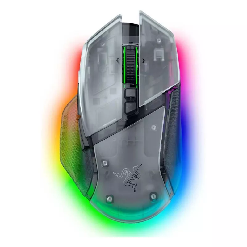 Basilisk V3 Pro 35K - Ergonomic Wireless Gaming Mouse - Phantom White Edition