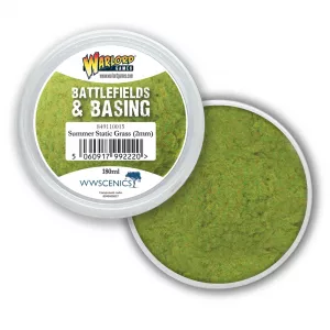 Battlefields & Basing: Summer 2mm Static Grass (180ml)