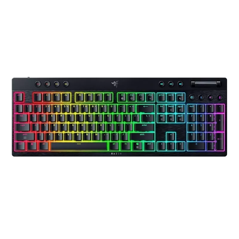 BlackWidow V4 Low-profile HyperSpeed - Wireless Mechanical Gaming Keyboard (Orange Tactile Switch)