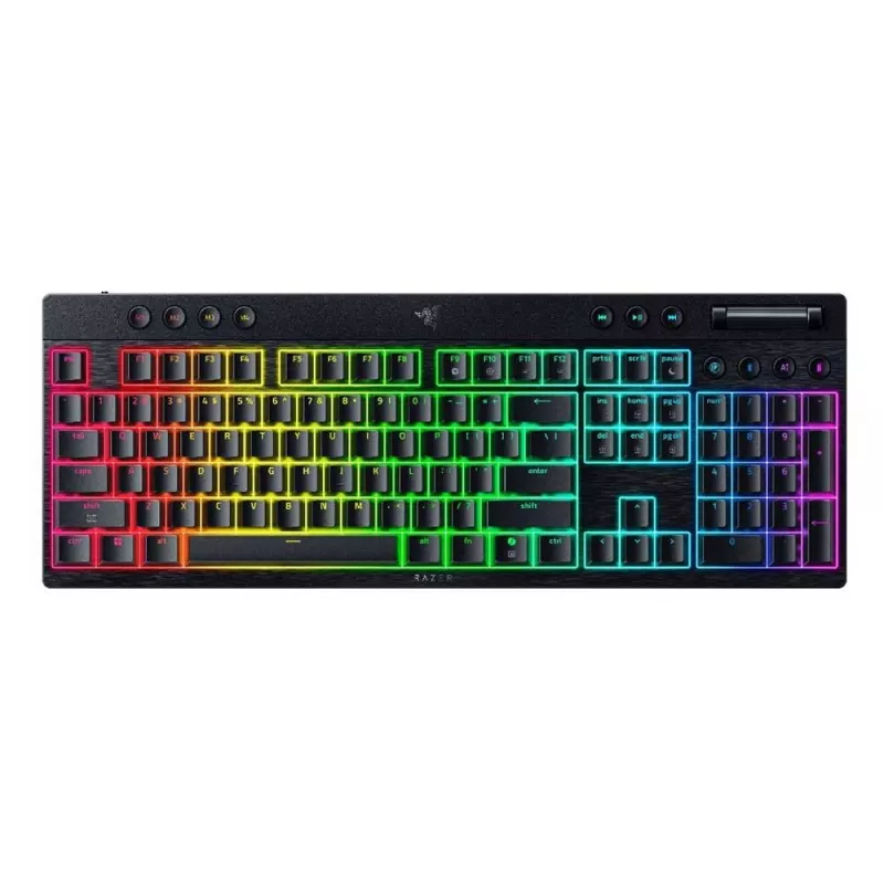 BlackWidow V4 Low-profile HyperSpeed - Wireless Mechanical Gaming Keyboard (Green Clicky Switch)
