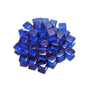 Blue Cubes 10mm (pack x50)