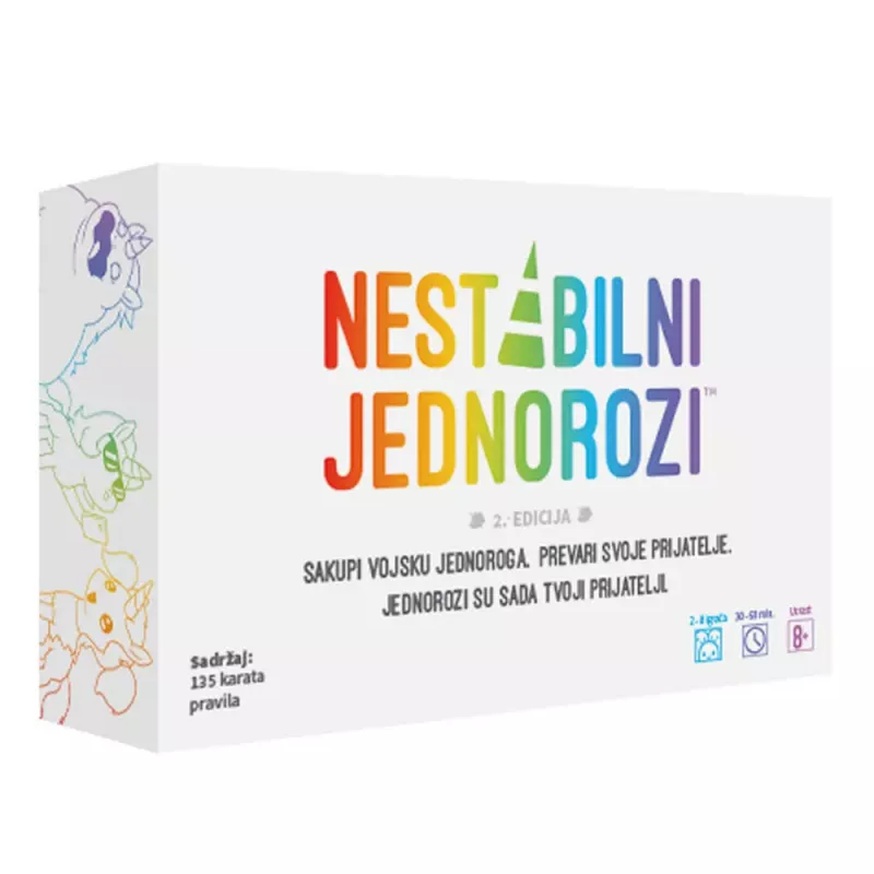Board Game Nestabilni Jednorozi