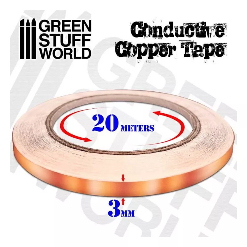 Conductive copper tape - 3mm x 20meters