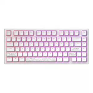 Dark Project ALU Terra Nostra White - Wired Gaming Keyboard (ANSI)