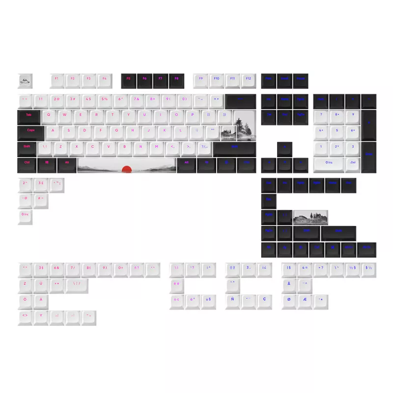 Dark Project - Fuji Keycaps [ANSI & ISO]