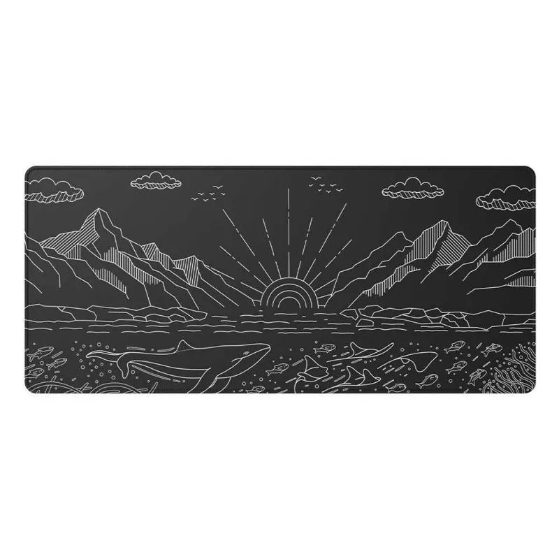 Dark Project Gaming Mousepad - Terra Nostra Black XL