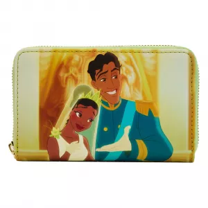 Disney Princess And The Frog Scene Zip Around Wallet