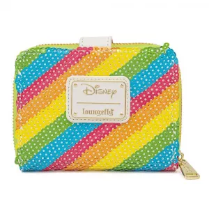 Disney Sequin Rainbow Zip Wallet