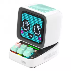 Ditoo-Pro Retro Pixel Art Bluetooth Speaker WHITE