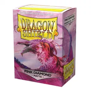 Dragon Shield Matte Pink Diamond Sleeves 100ct