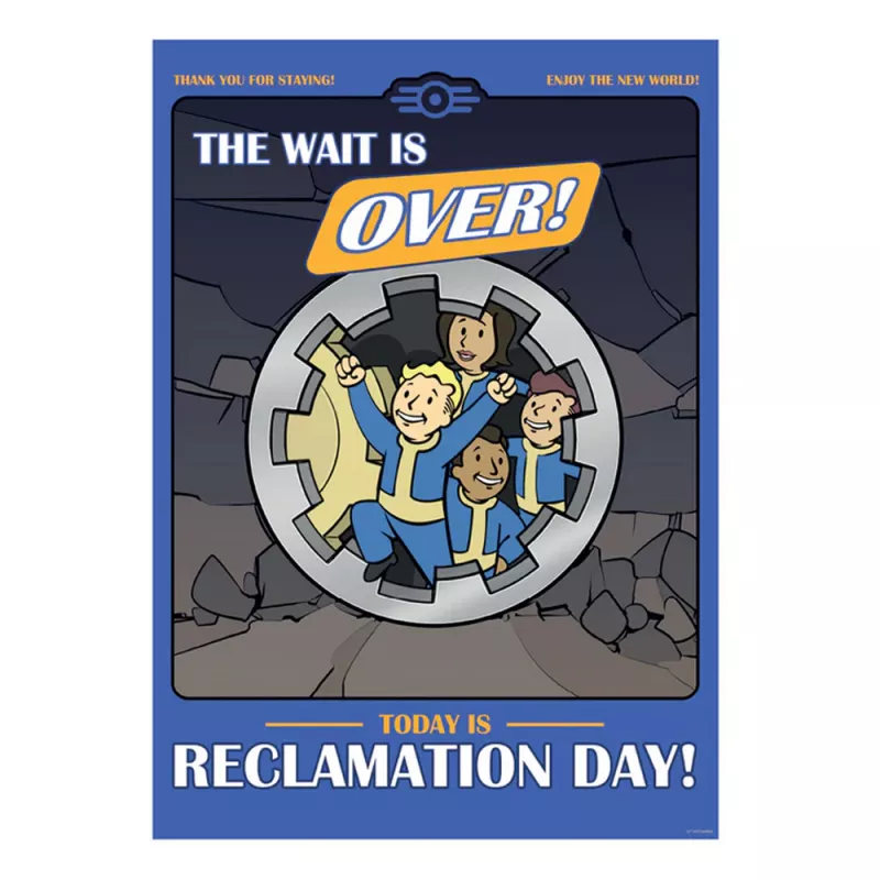 Fallout Reclamation Day A3 Art Print