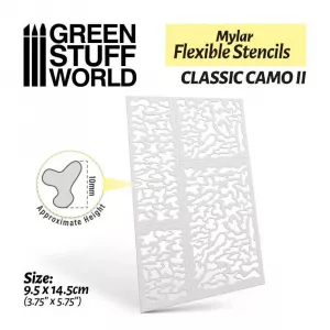 Flexible stencils - Classic Camo 2 (grande)