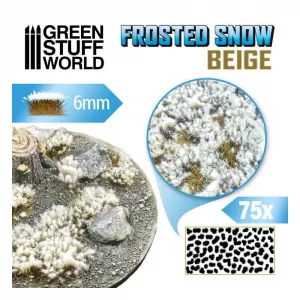 FROSTED TUFT SNOW BEIGE - 6 mm