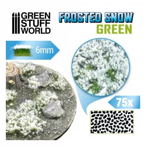FROSTED TUFT SNOW GREEN - 6mm