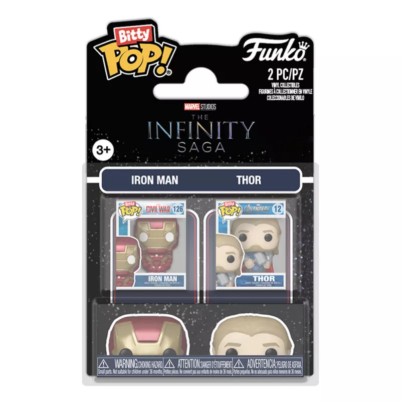 Funko Bitty POP! Marvel Infinity Saga - Iron Man & Thor 2PK