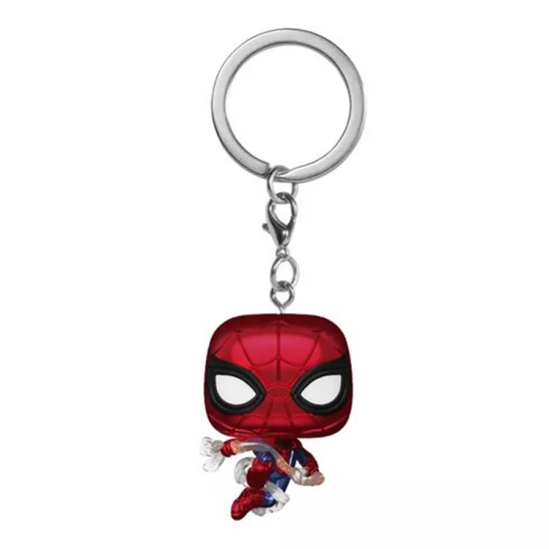 Funko POP! Keychain: Spider-Man Brand New Day - Spider-Man (Metallic)