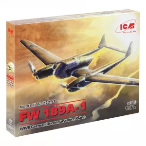 FW 189A-1 WWII German Reconnaissance Plane 1:72