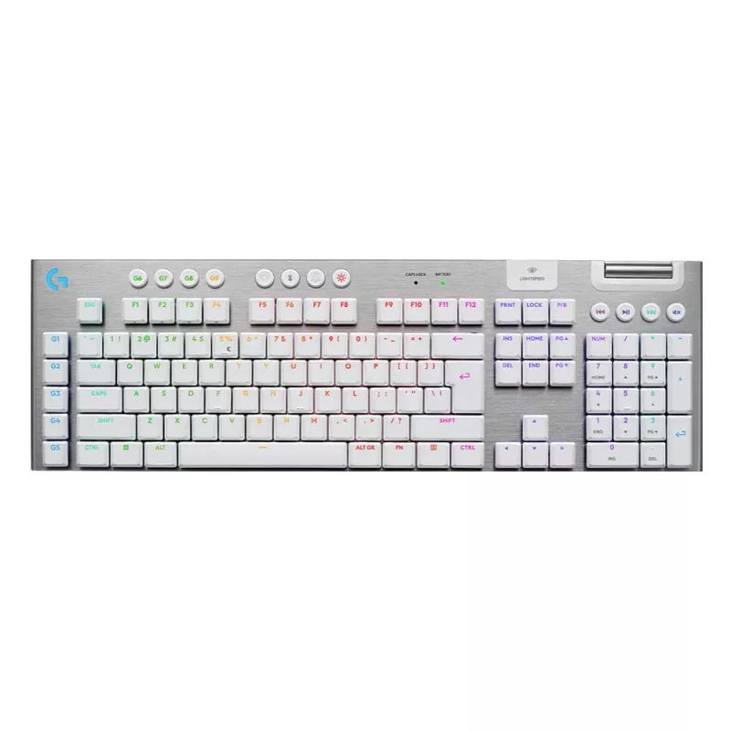 G915 X Low Profile Wireless Gaming Keyboard White - US