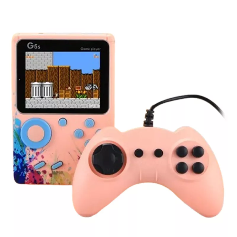 Gaming Console - G5 Handheld Console (Pink-Blue)