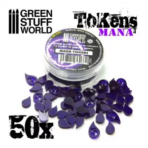 Gaming TOKENs - Mana Drops (thickness 3mm)