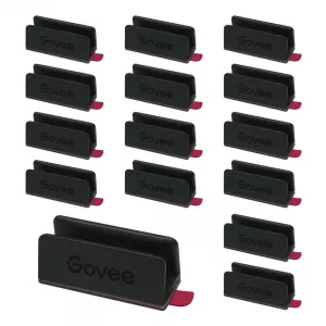 Govee Neon Rope Light 2 Bracket Black 20 PCS (1 Pack)