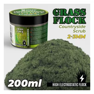 Grass Flock - COUNTRYSIDE SCRUB 2-3mm (200ml)