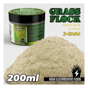 Grass Flock - HAYFIELD GRASS 2-3mm (200ml)