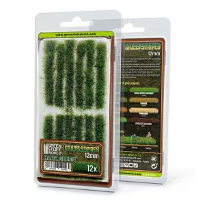 Grass STRIPES 12mm - DARK GREEN