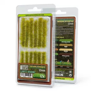 Grass STRIPES 12mm - LIGHT GREEN