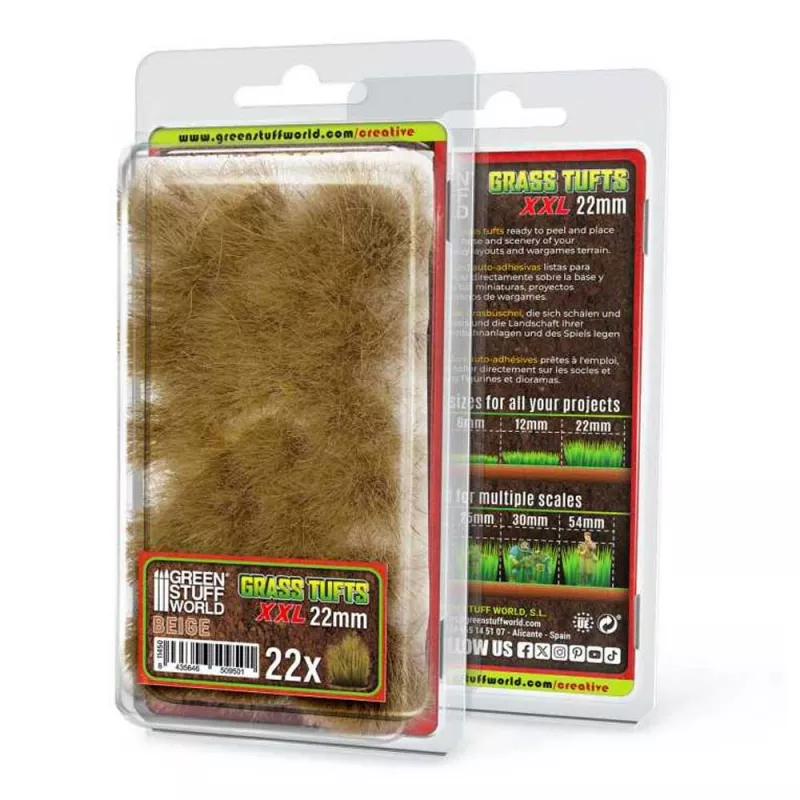 Grass TUFTs 22mm XXL - BEIGE