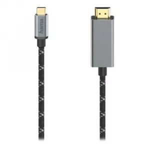 Hama video kabl USB-C na HDMI, 4K, 1.50m, alu