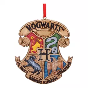 Harry Potter Hogwarts Crest Hanging Ornament 8cm