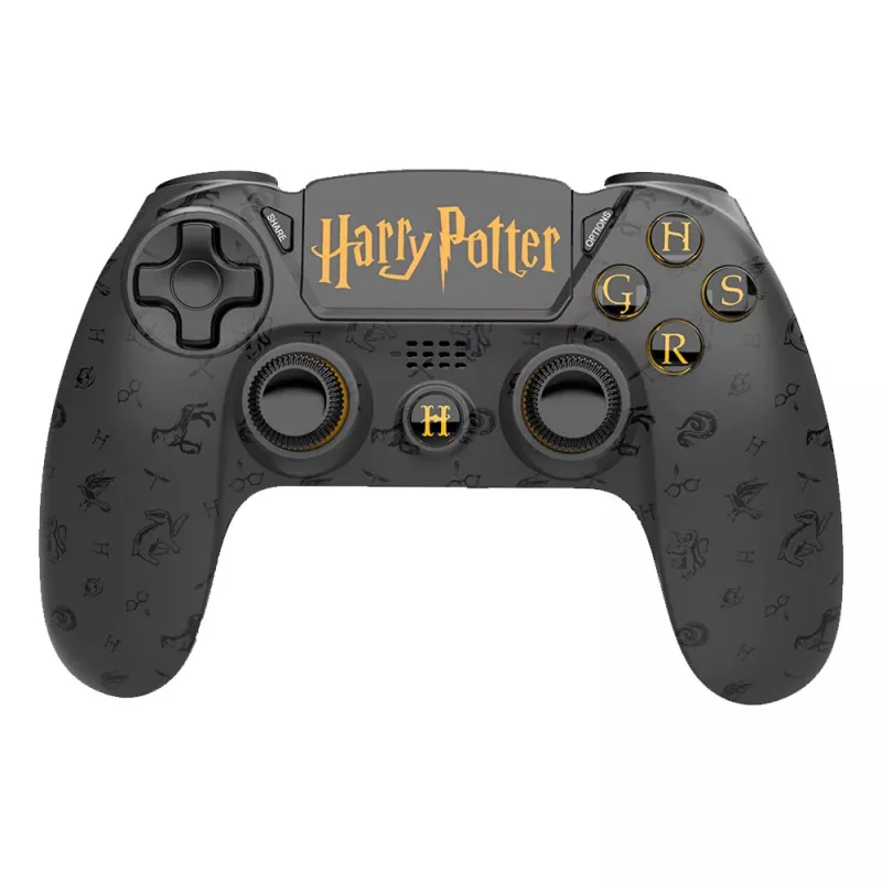 Harry Potter Wireless PS4 Controller - Gryffindor Black