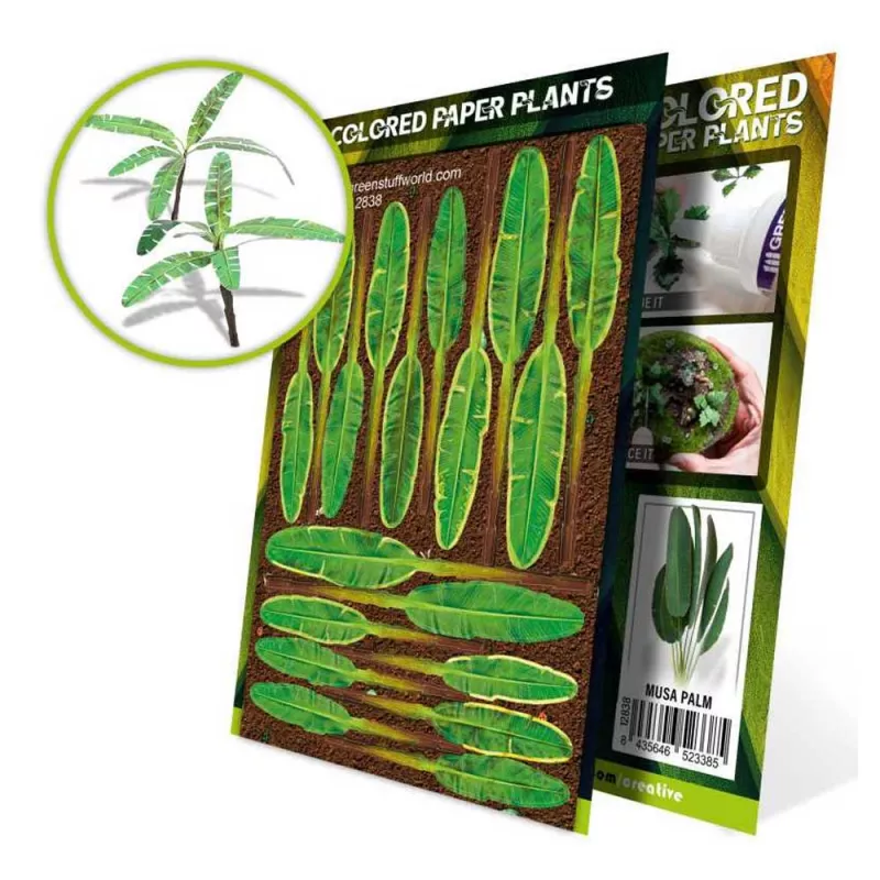 (L) Printed Plants - MUSA PALM / Banana (laser cut)