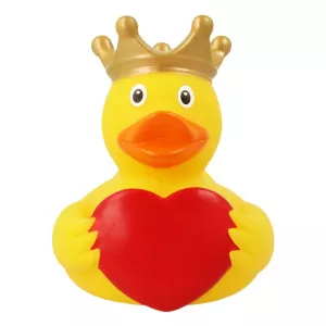 Lilalu Patkica - Rubber Duck with greeting heart 9cm