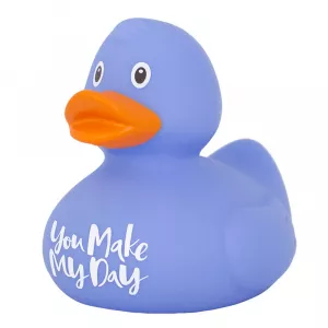 Lilalu Patkica - You make my day - Rubber Duck - blue 9cm