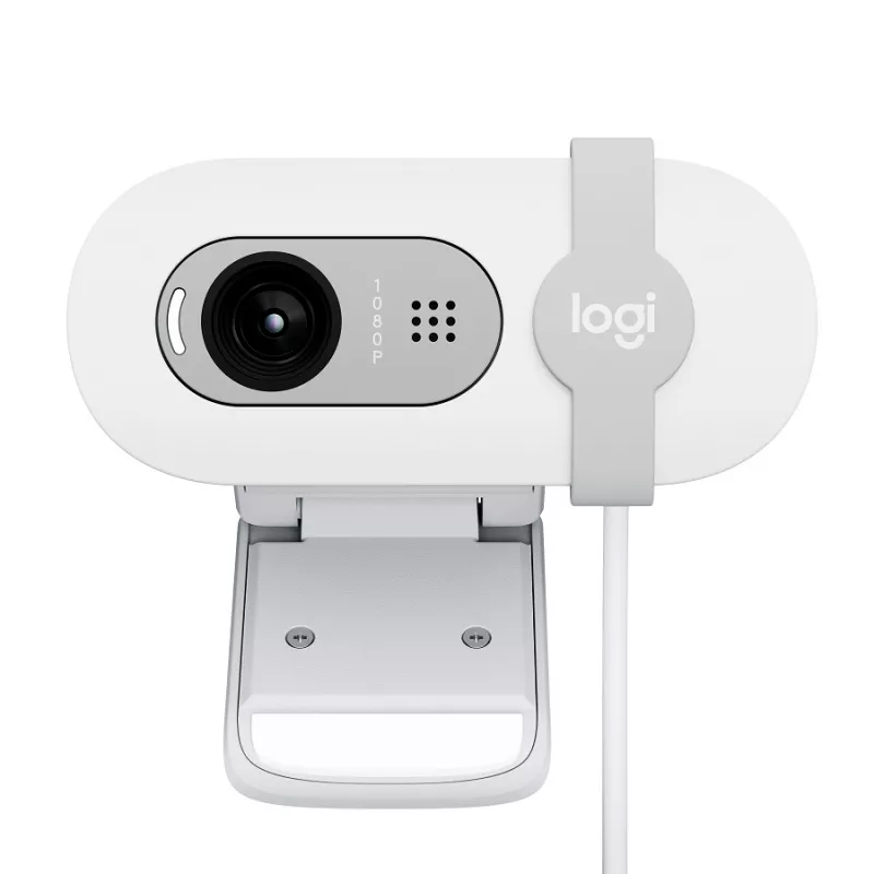 Logitech Brio 100 Full HD Webcam - Off-White - USB