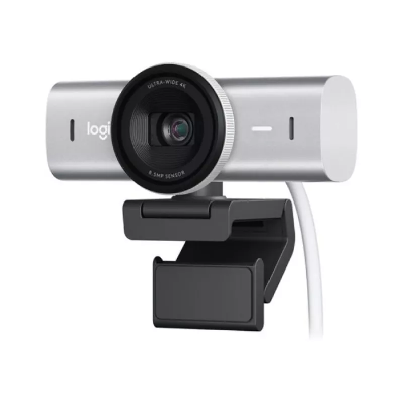 Logitech MX Brio 4K Ultra HD Webcam - Pale Grey