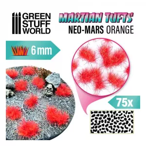 Martian Tufts 6mm - NEO-MARS ORANGE