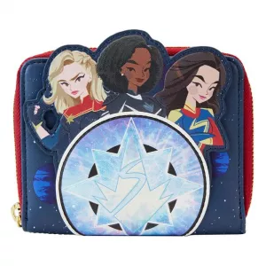Marvel The Marvels Group Zip Around Wallet