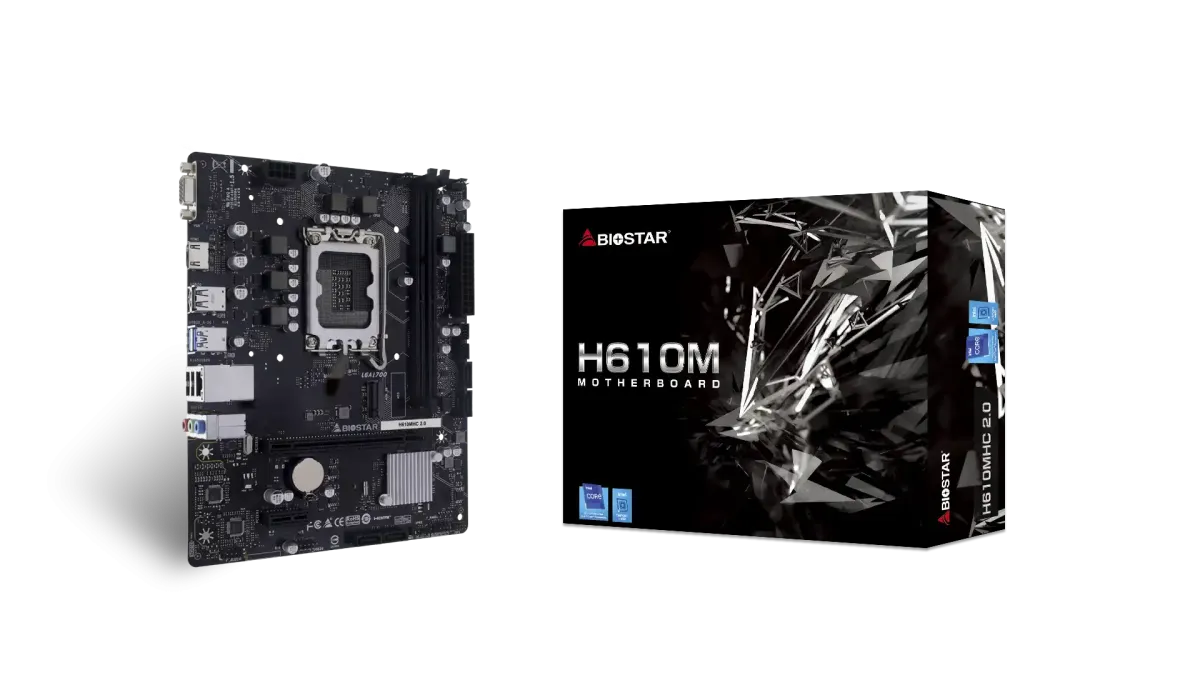 Matična ploča 1700 Biostar H610MHC 2.0  VGA/HDMI M.2