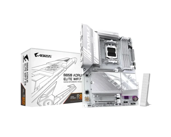 Matična ploča AM5 Gigabyte B850 Aorus Elite WIFI 7 Ice DDR5