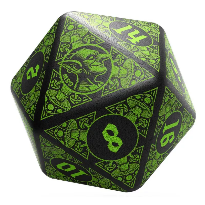 Mega D20 Squishy Dice - GOBLIN