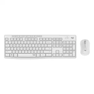 MK295 Silent Wireless Desktop Off White US