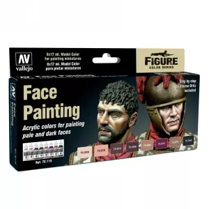 Model Color Set: Faces Painting Set by Jaume Ortiz