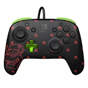 Nintendo Switch Rematch Wired Controller - Bowser Glow In The Dark