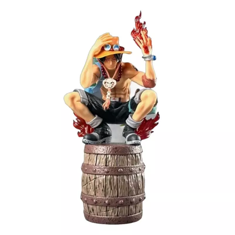 One Piece - D. Ace on Barrel